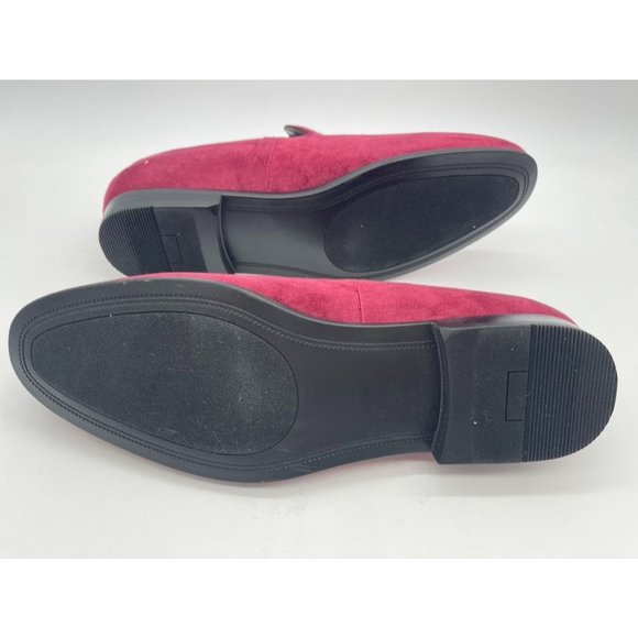Men's Zion Smoking Slipper Loafers Size 12M Dark Pink - Picture 12 of 12